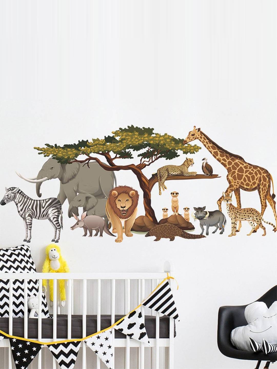 

Jaamso Royals Brown Printed Self Adhesive Wall Sticker