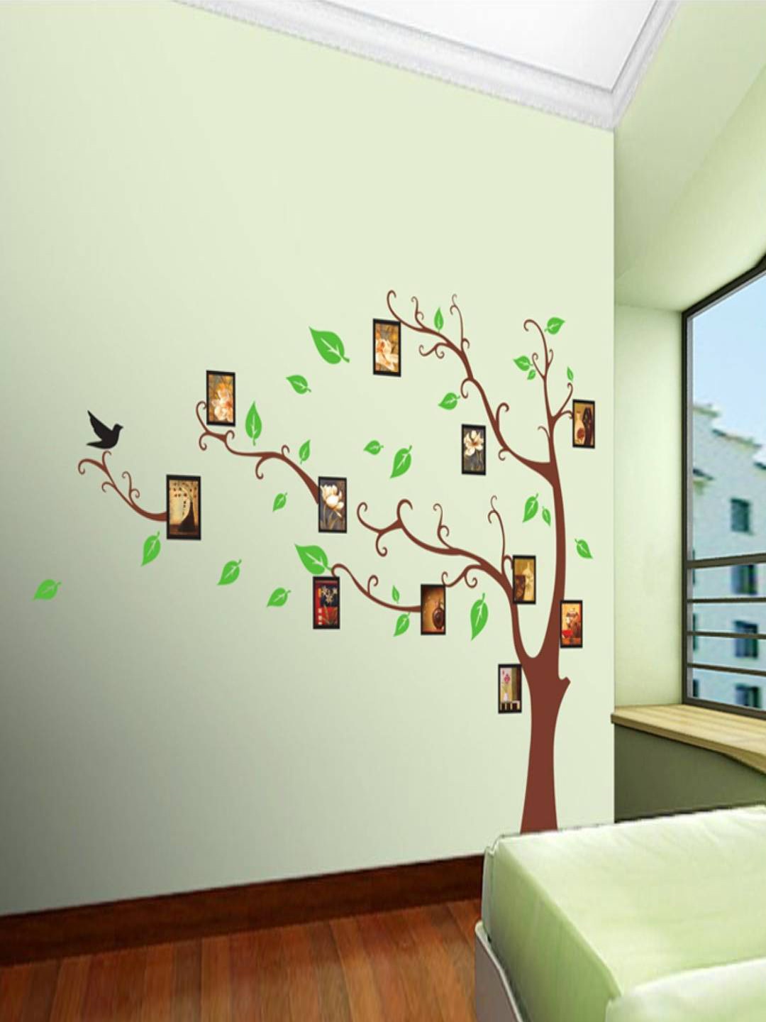

Jaamso Royals Brown Printed Self Adhesive Wall Sticker