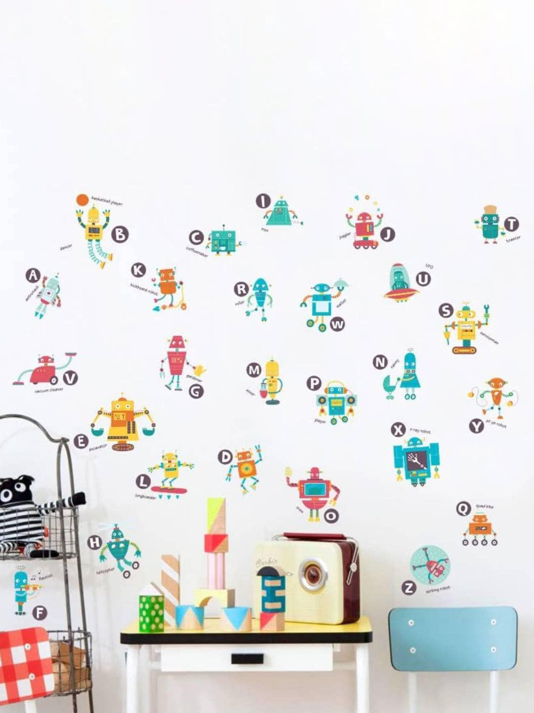 

Jaamso Royals Green & Yellow Printed Peel and Stick Wall Sticker, Brown