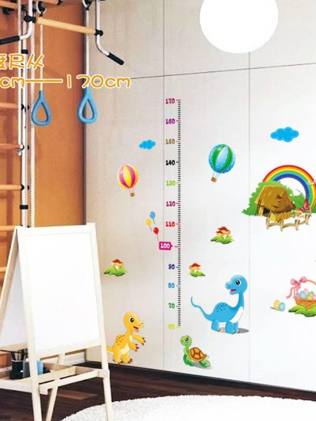 

Jaamso Royals Blue & Green Height Scale Printed Self Adhesive Wall Sticker
