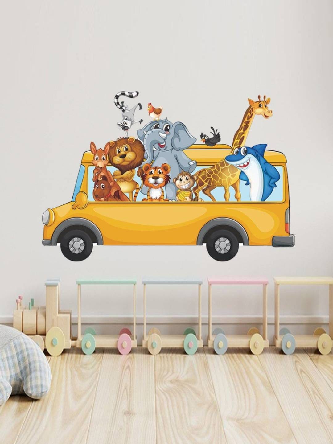 

Jaamso Royals Yellow Printed Self Adhesive Wall Sticker