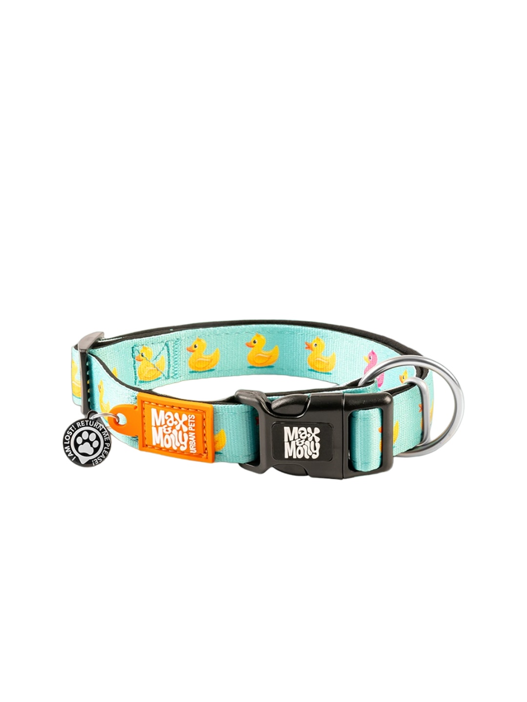 

Max & Molly Self-designed Dog Collar, Blue