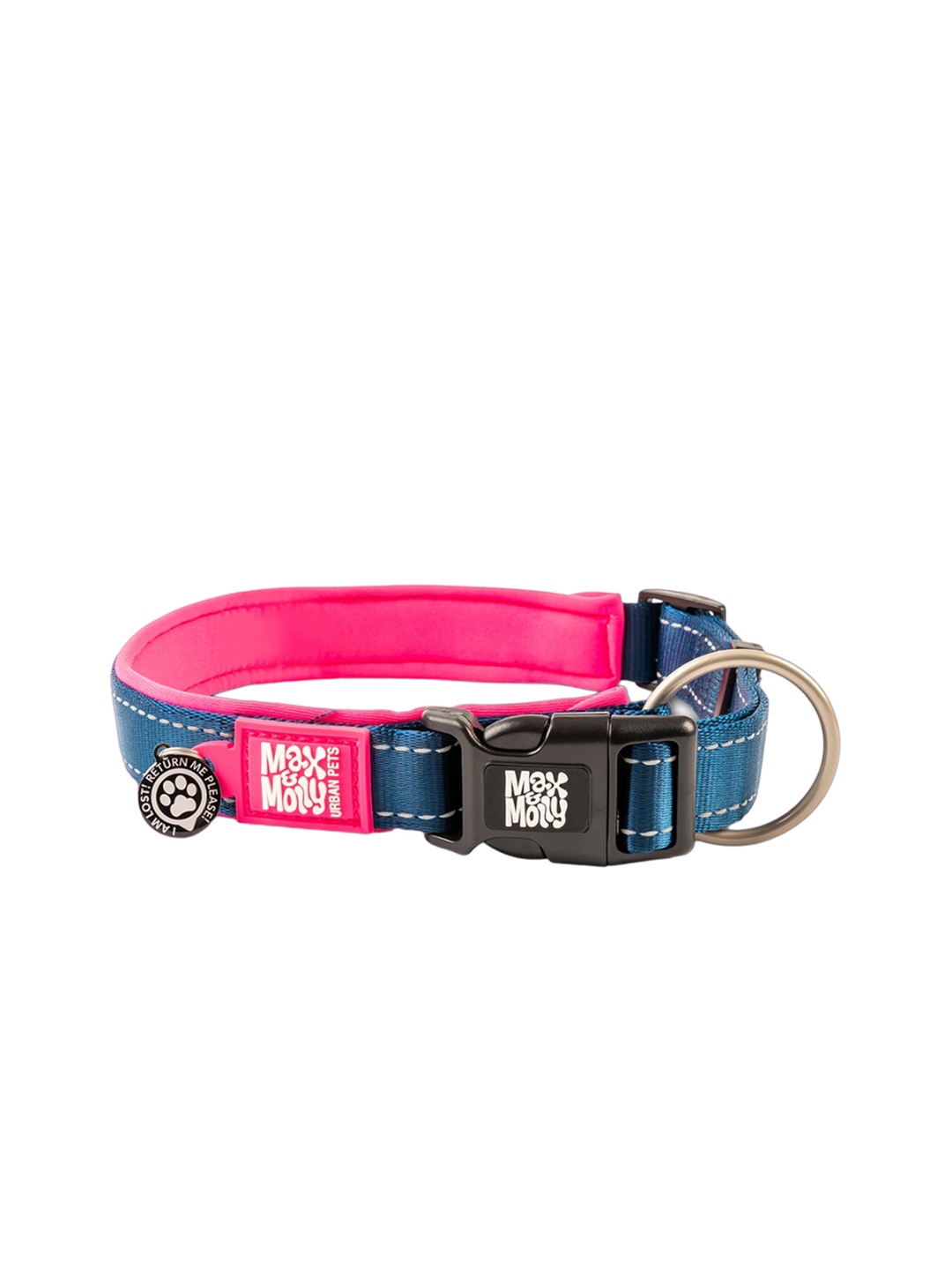 

Max & Molly Textured Dog Collar, Pink