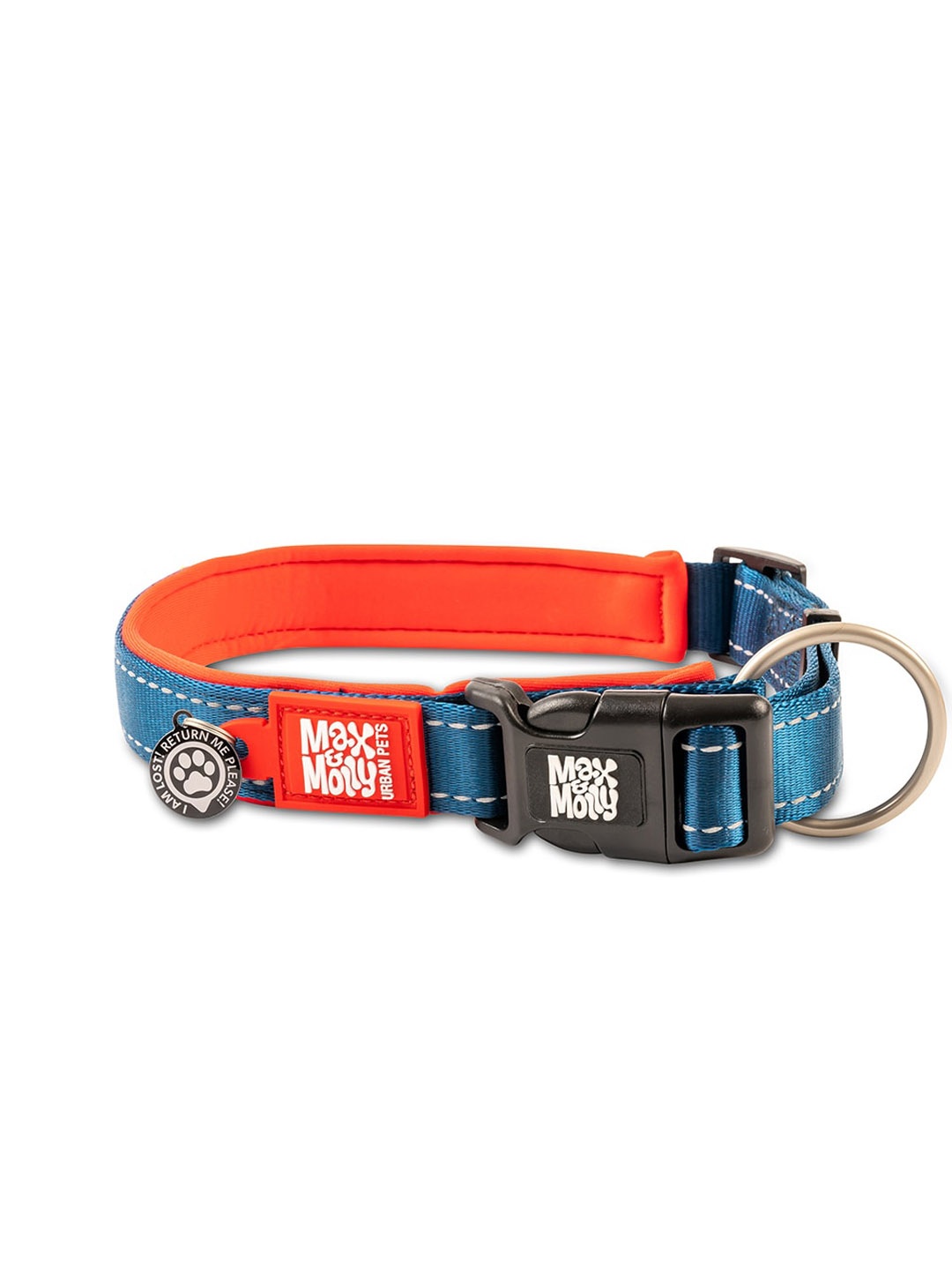 

Max & Molly Matrix Printed Smart ID Pet Collar, Red