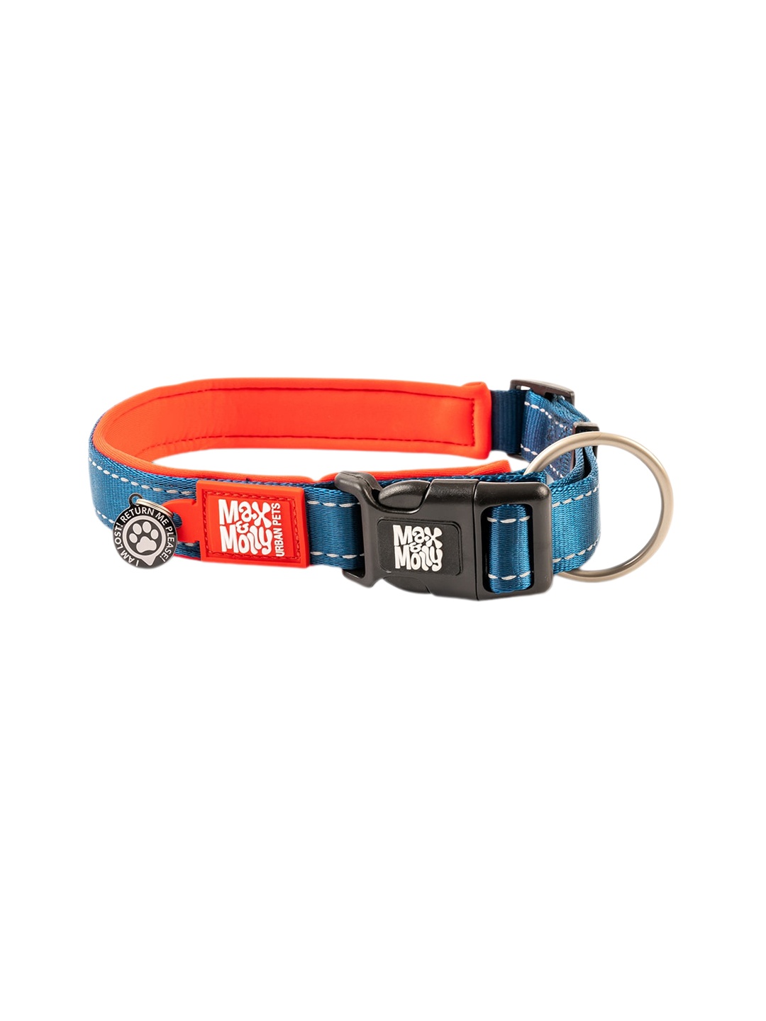 

Max & Molly Matrix Printed Smart ID Pet Collar, Red