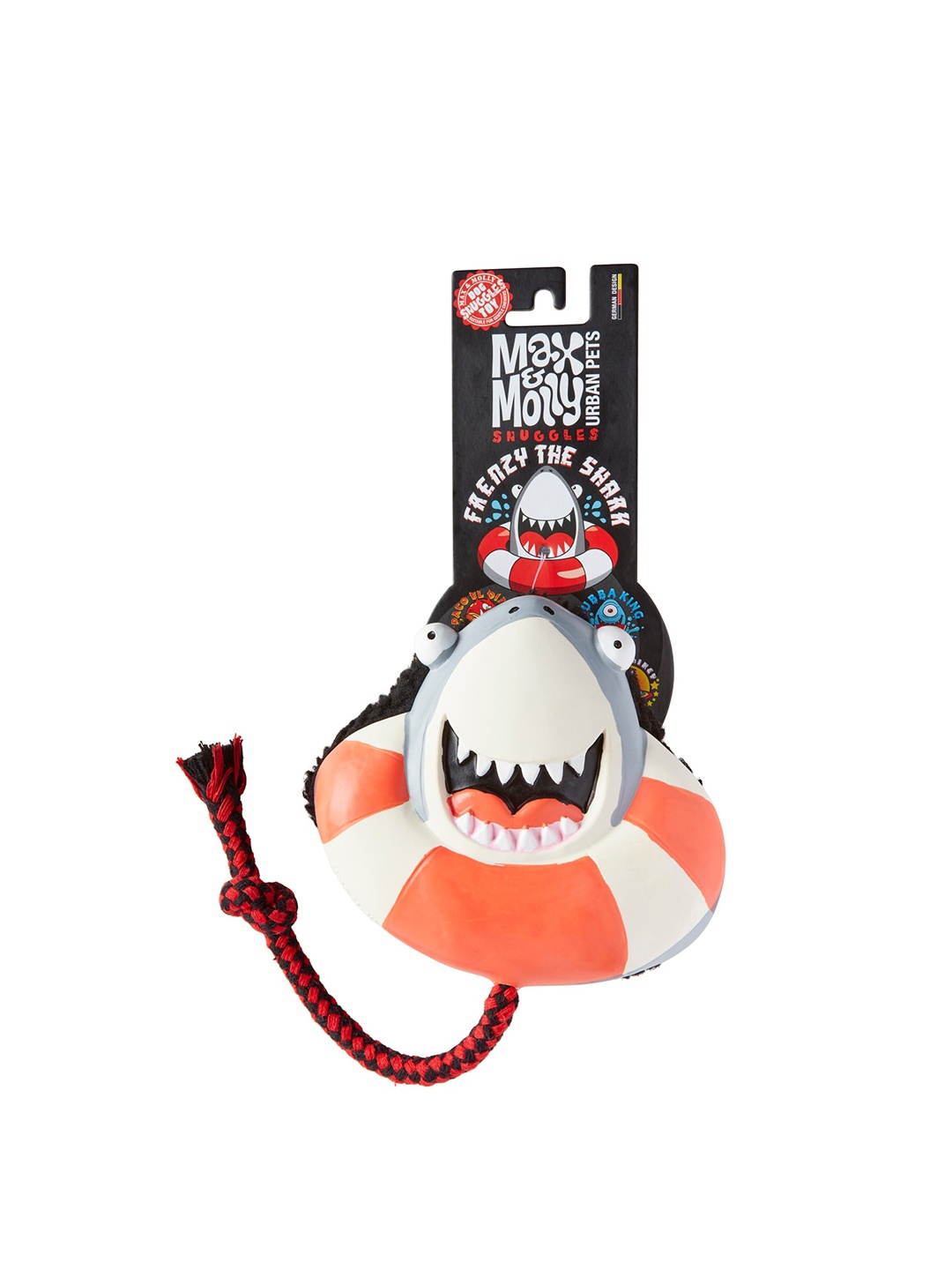 

Max & Molly Black Frenzy The Shark Shark Snuggles Pet Toy