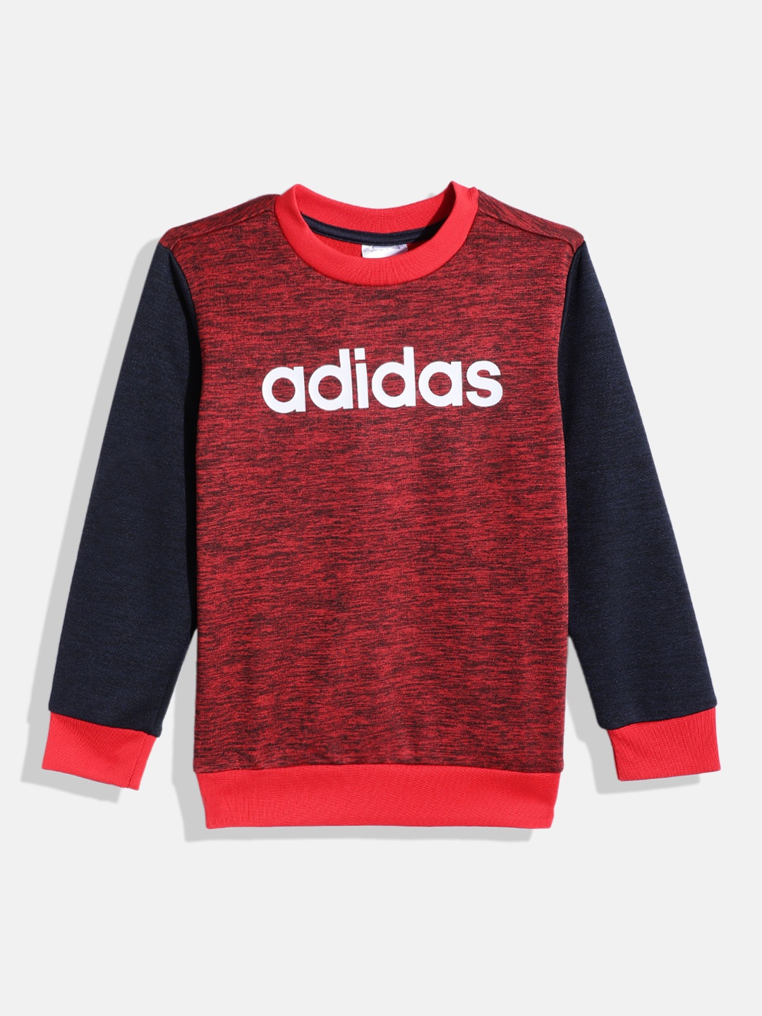 

ADIDAS Boys Brand Logo Print Outdoor Sweatshirt, Red