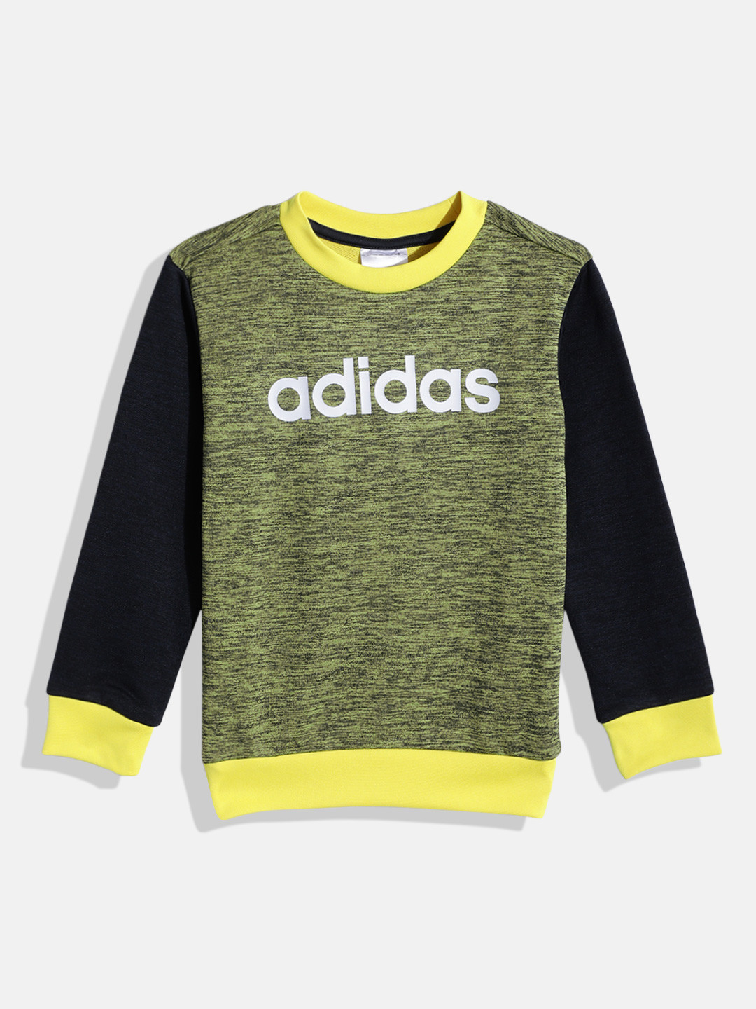 

ADIDAS Boys Brand Logo Print Outdoor Sweatshirt, Green