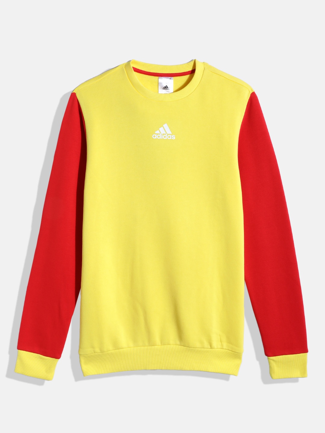 

ADIDAS Teen Boys Brand Logo Print Outdoor Sweatshirt, Yellow