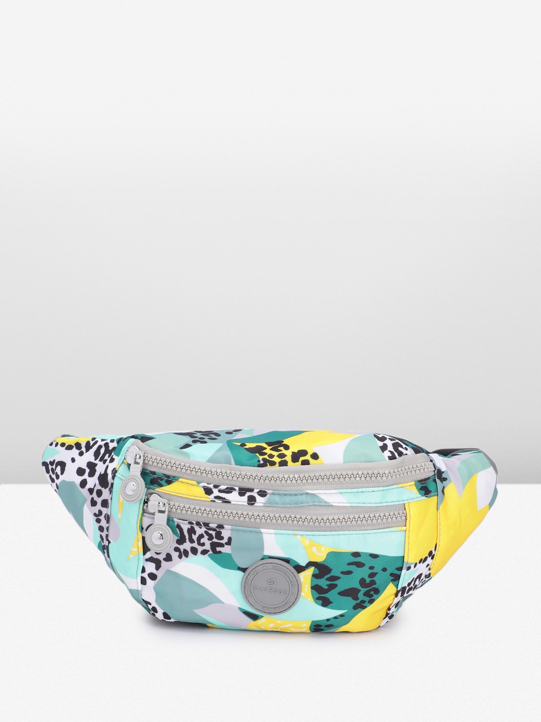 

Caprese Women Abstract Printed Waist Pouch, Multi