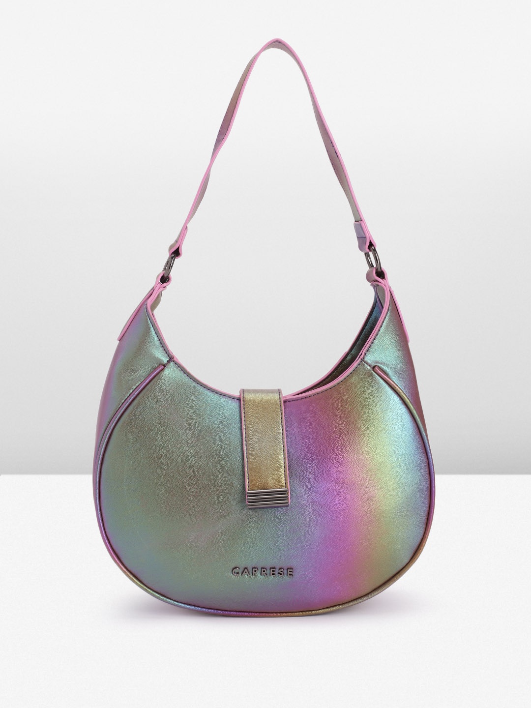 

Caprese Solid Hobo Bag, Multi