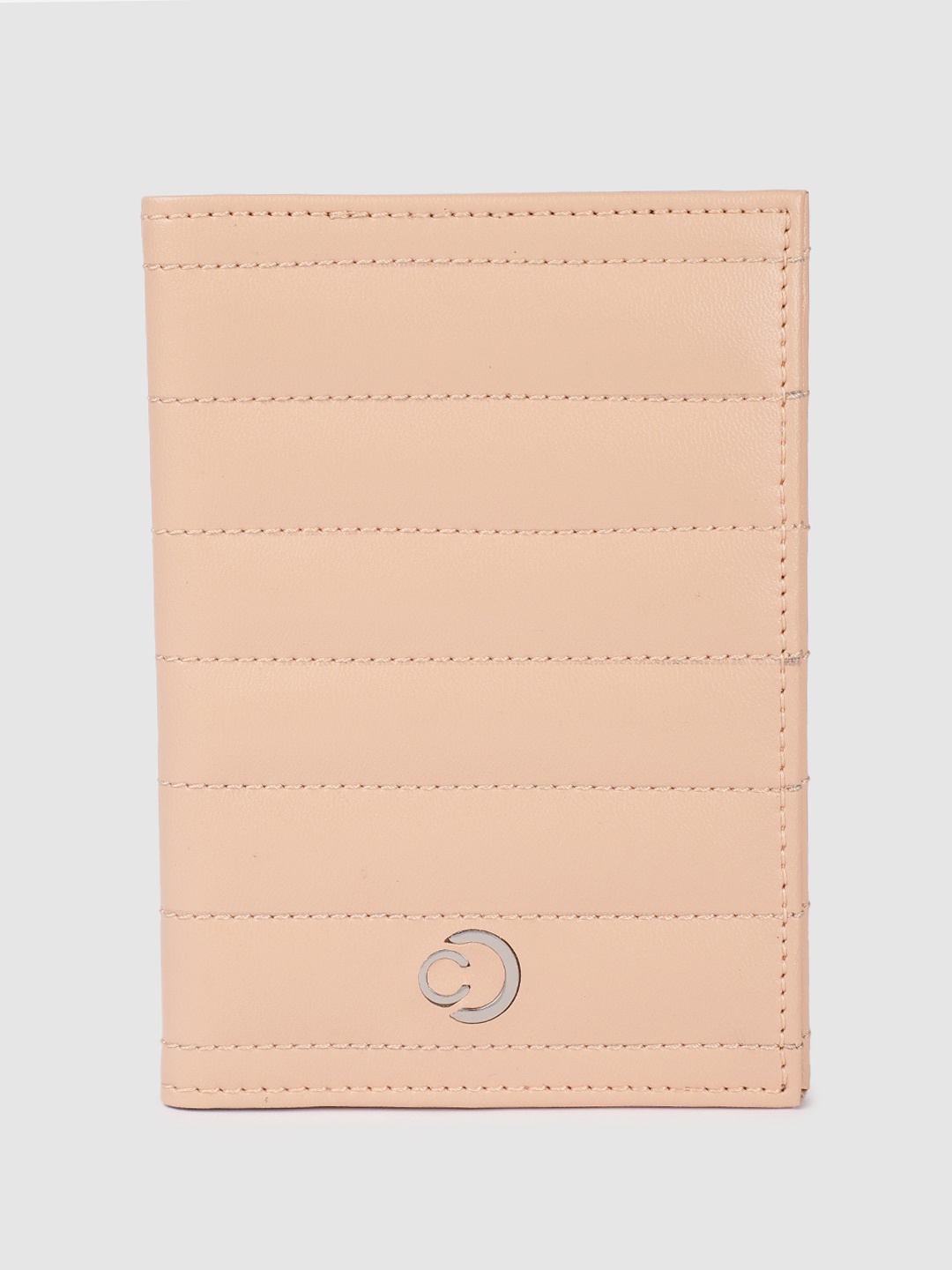 

Caprese Women Solid Passport Holder, Pink