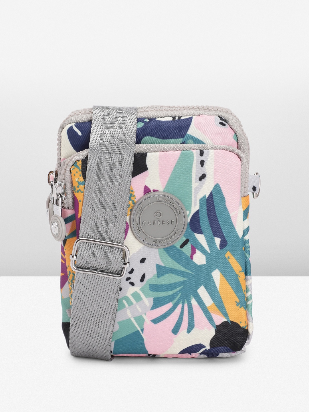 

Caprese CELIA Floral Printed Sling Bag, Multi