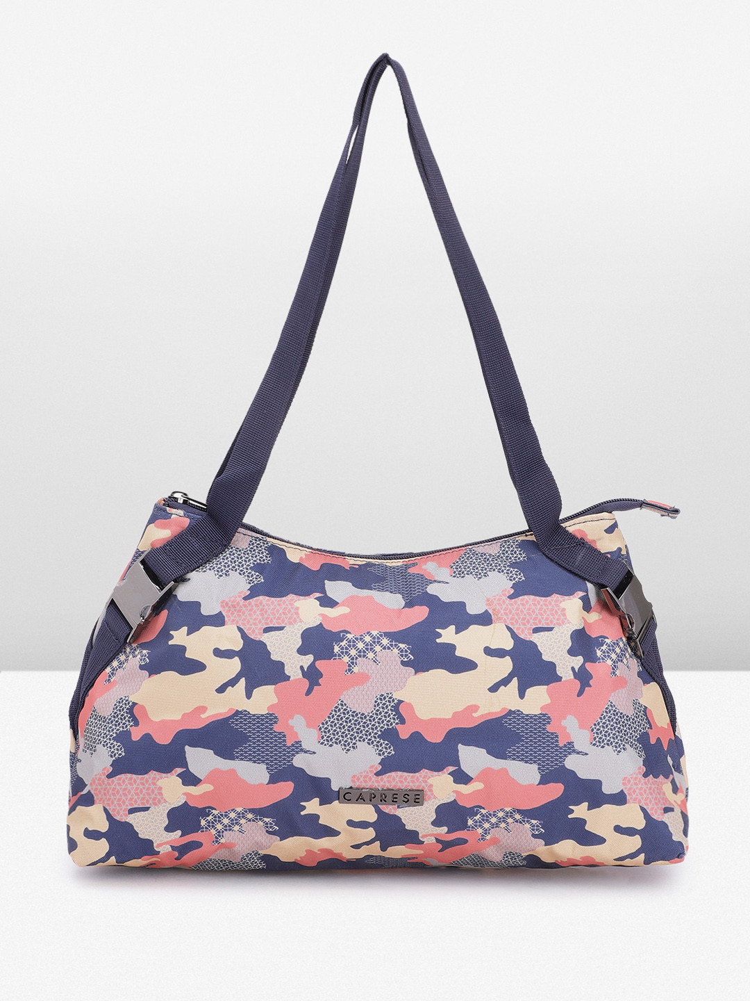 

Caprese Printed PU Structured Shoulder Bag, Multi
