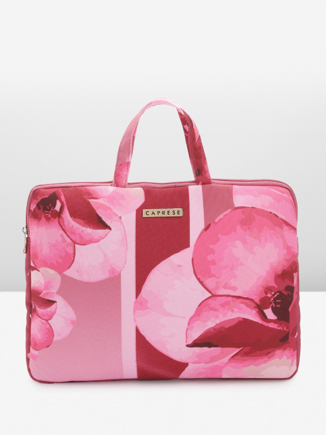 

Caprese Women Floral Printed Laptop Sleeve - 16 inch, Pink