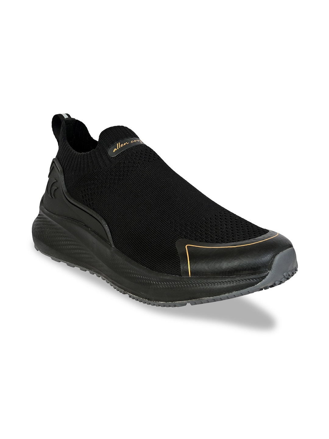 

Allen Cooper Men Mesh Running Shoes, Black