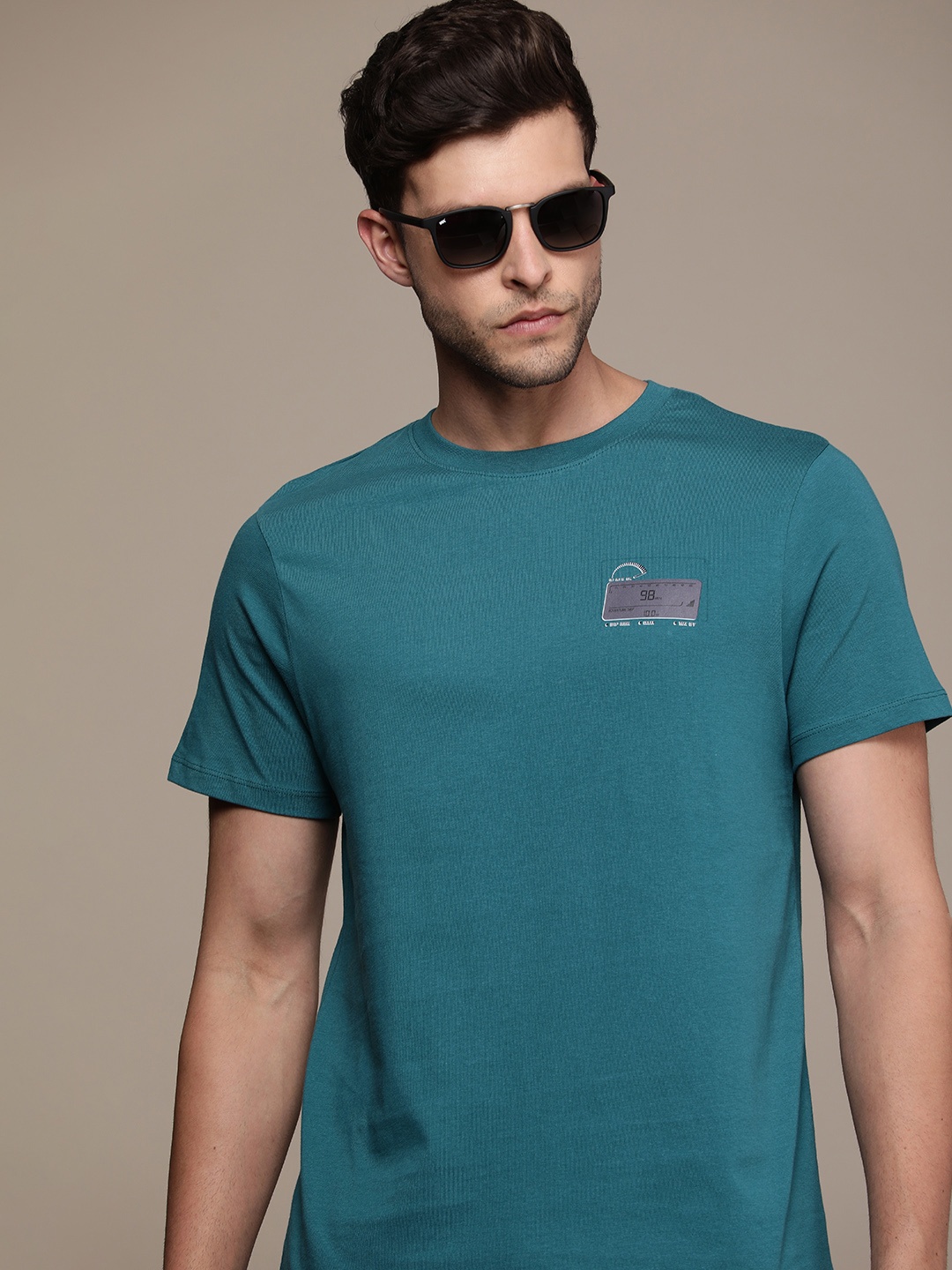 

The Roadster Lifestyle Co. Pure Cotton T-shirt, Teal
