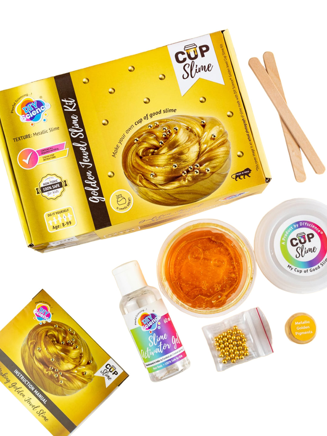 

WEMBLEY Kids Scented Slime Kit, Yellow