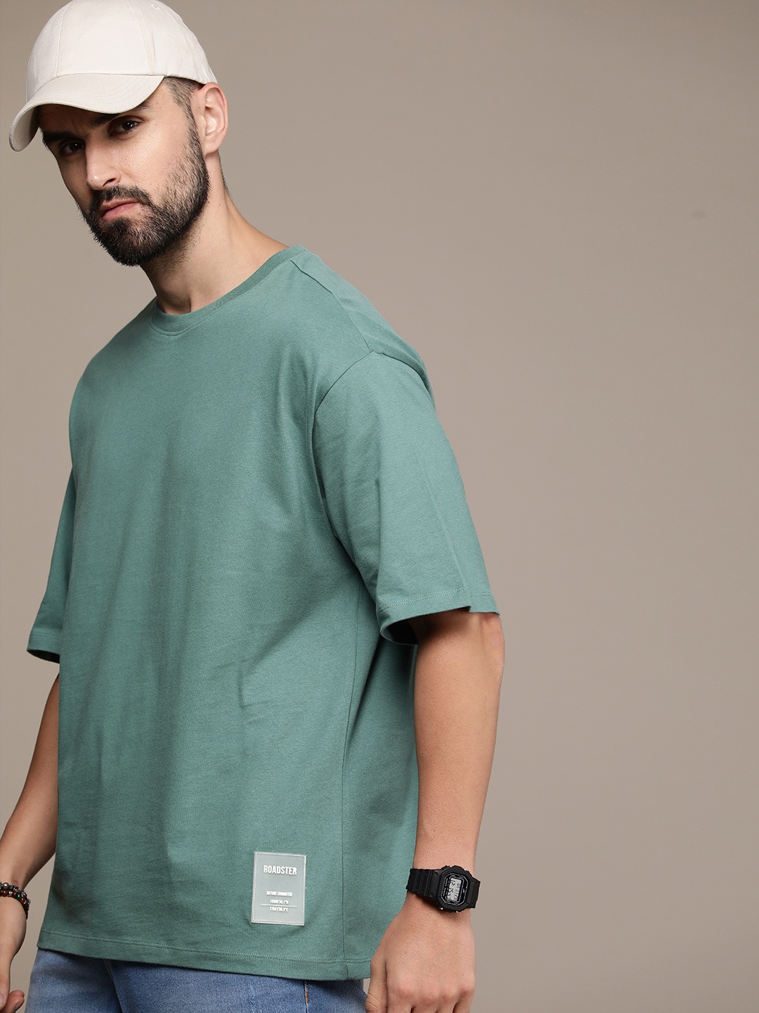 

The Roadster Lifestyle Co. Pure Cotton T-shirt, Green