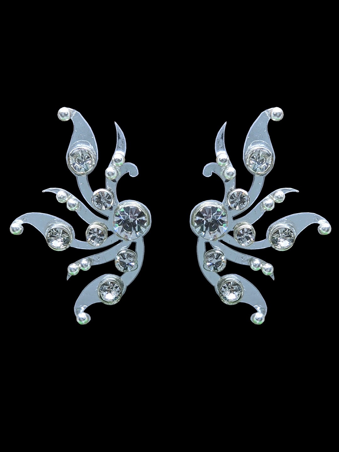 

Comet Busters Set Of 2 Face Gems Rave Eyes Decoration Eye Bindis, Silver