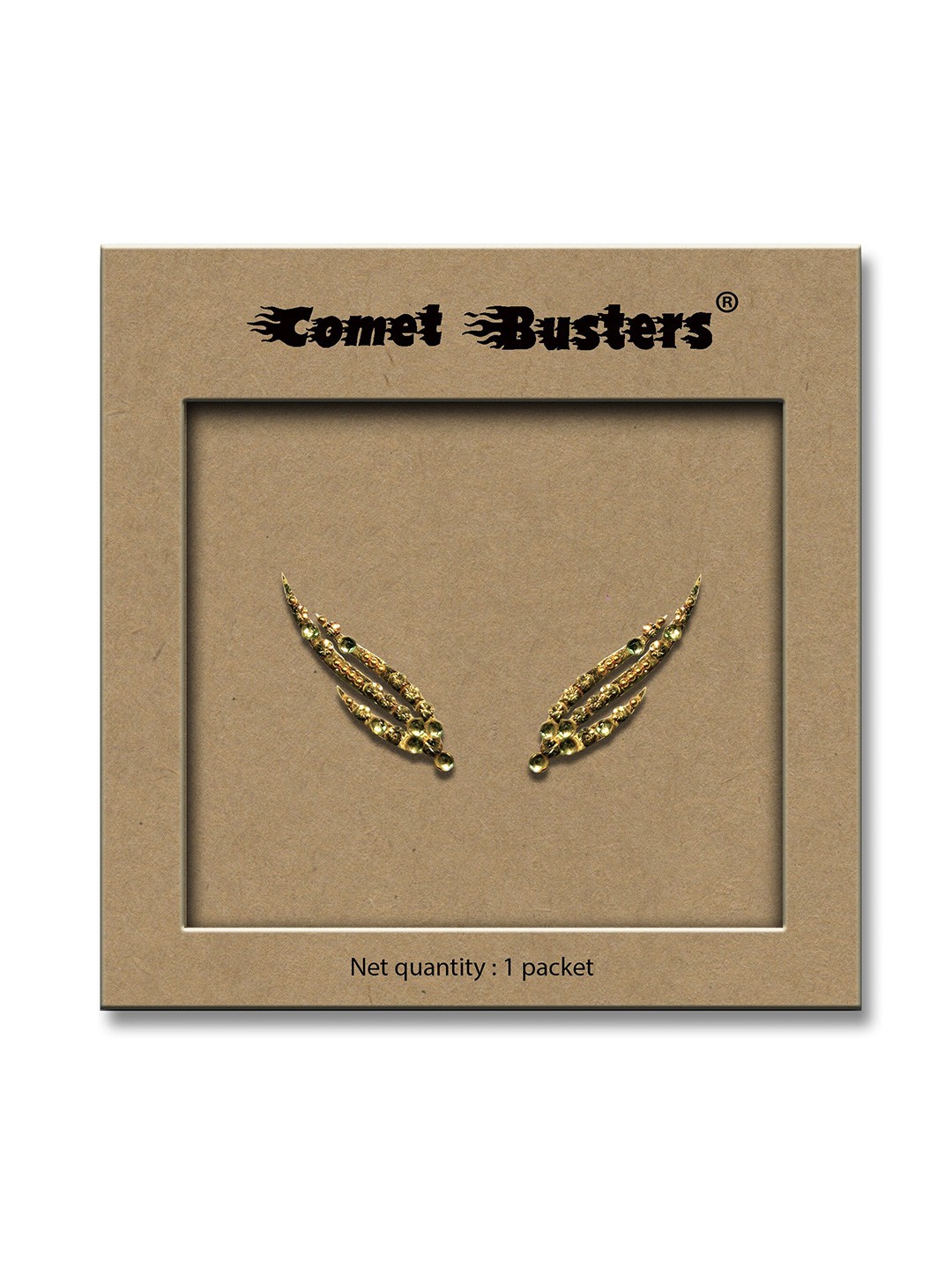 

Comet Busters 2 Pcs Eye Stickers - Gold-Toned