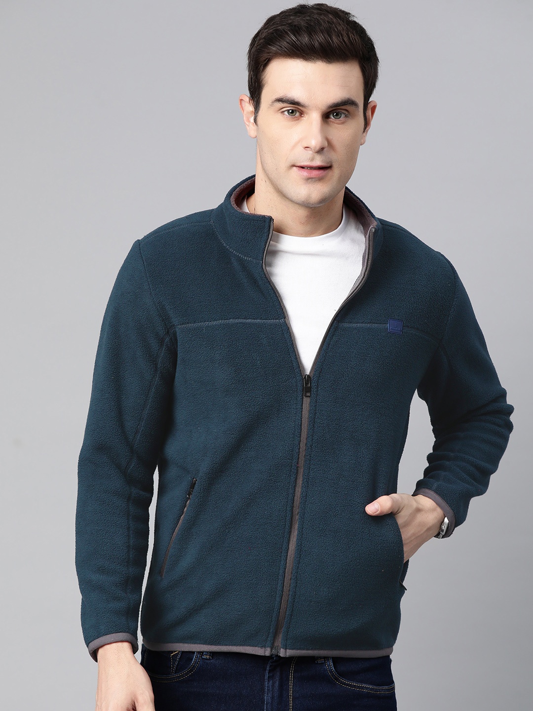 

Pierre Carlo Men Solid Sweatshirt, Navy blue