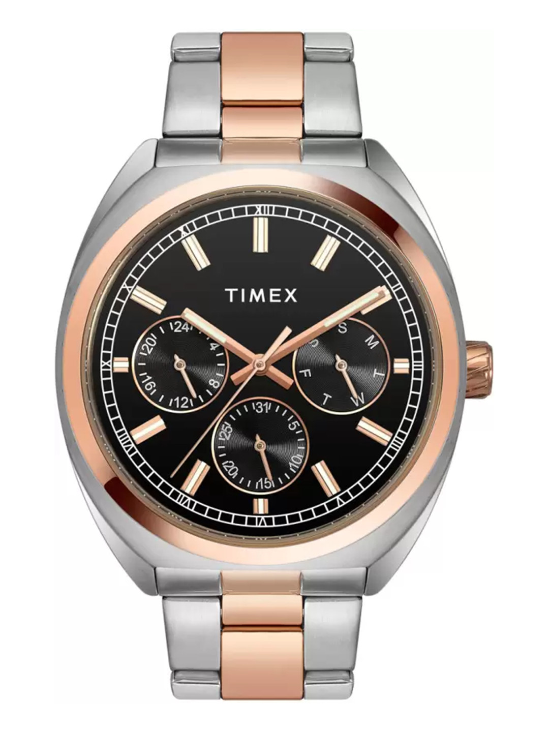 

Timex Men Embellished Dial & Bracelet Style Straps Analogue Watch TWEG22302, Blue