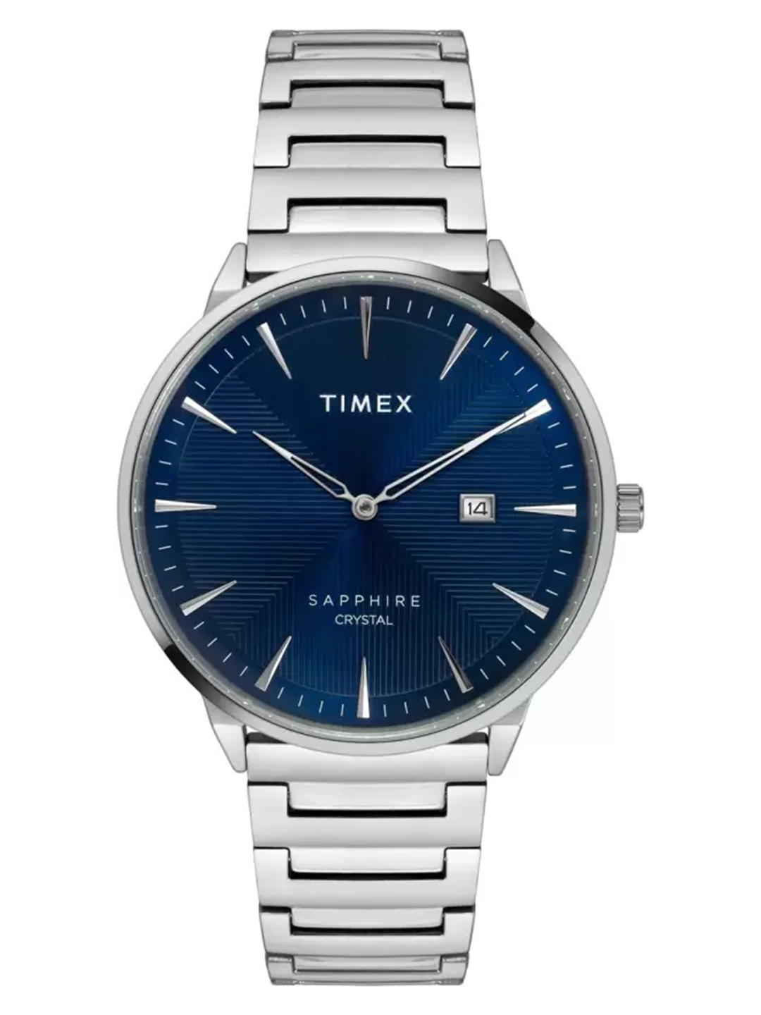 

Timex Men Stainless Steel Bracelet Style Straps Analogue Watch TWEG21903, White