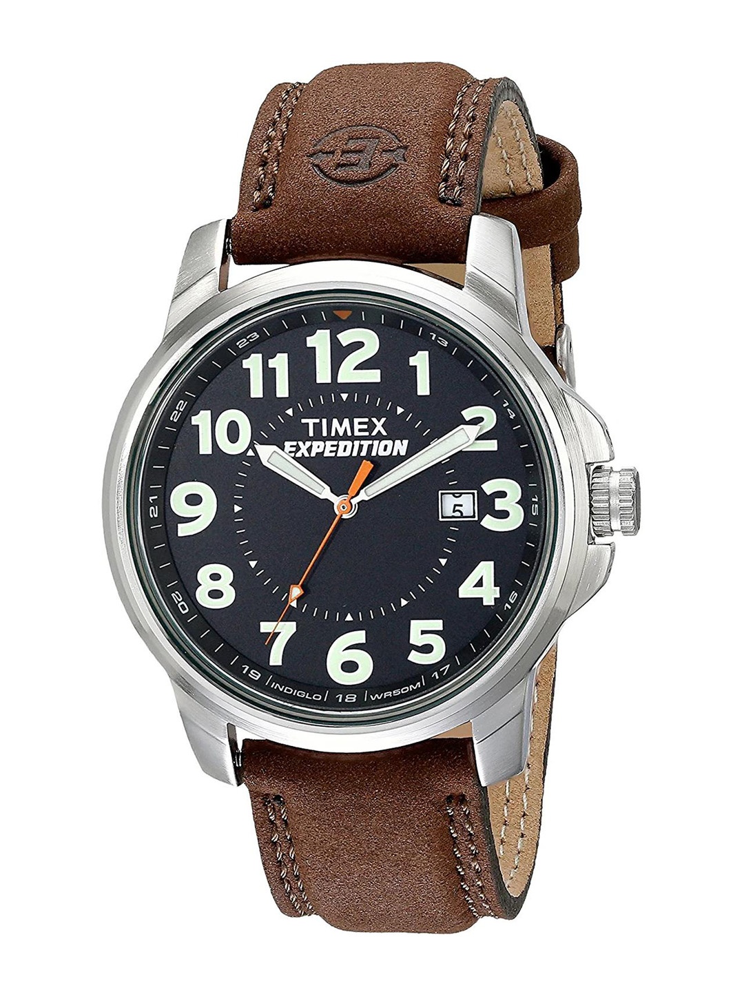 

Timex Men Printed Dial & Leather Straps Analogue Watch TWEG21900, Black
