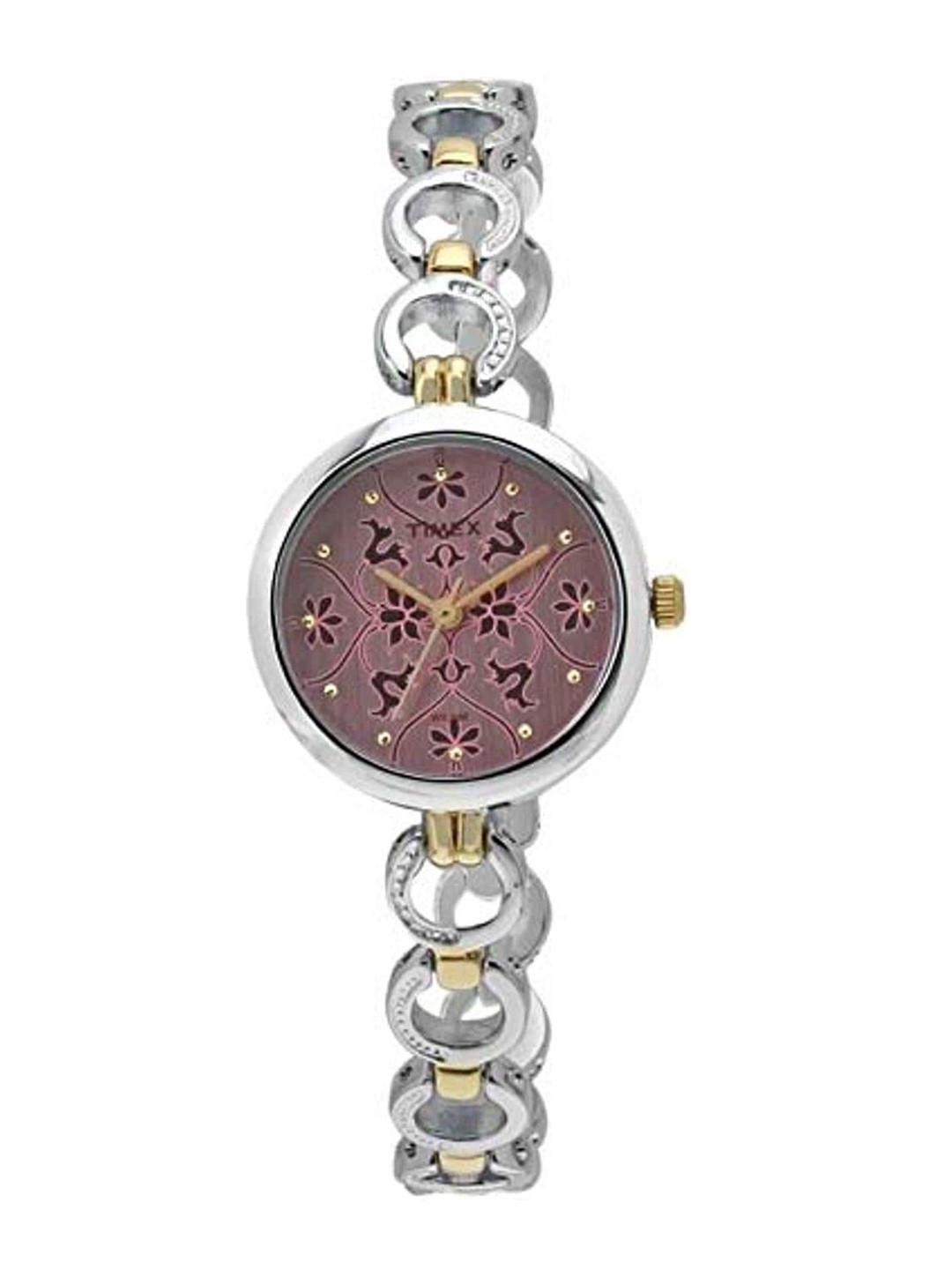 

Timex Women Bracelet Style Straps Analogue Watch TWEL14816, Pink