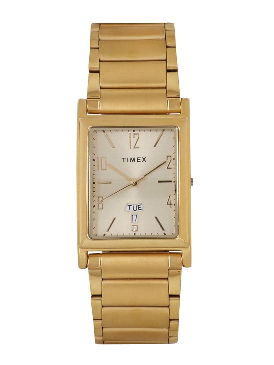 

Timex Men Stainless Steel Bracelet Style Straps Analogue Watch TW000L518, Gold