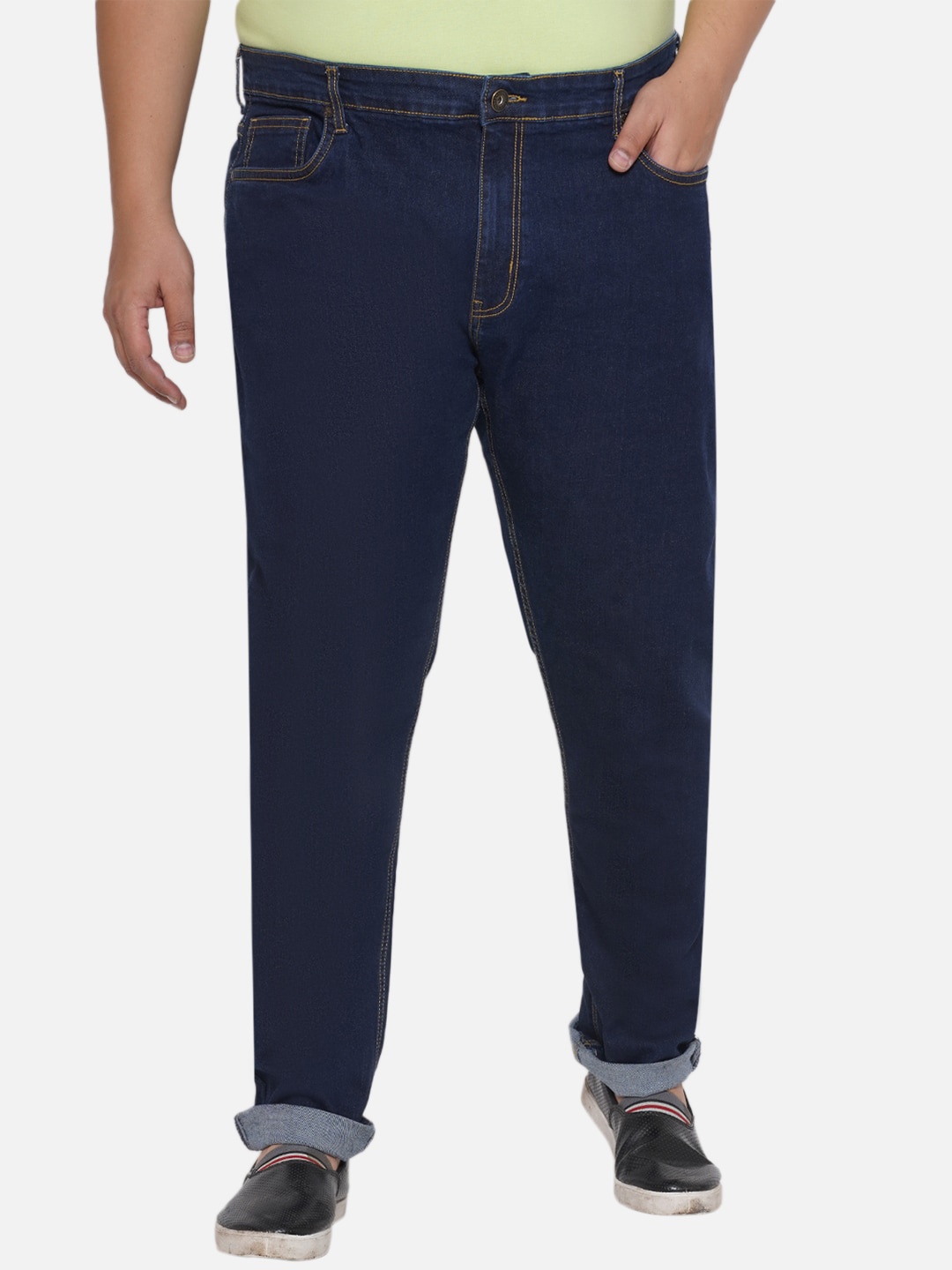 

Santonio Men Plus Size Classic Stretchable Jeans, Blue