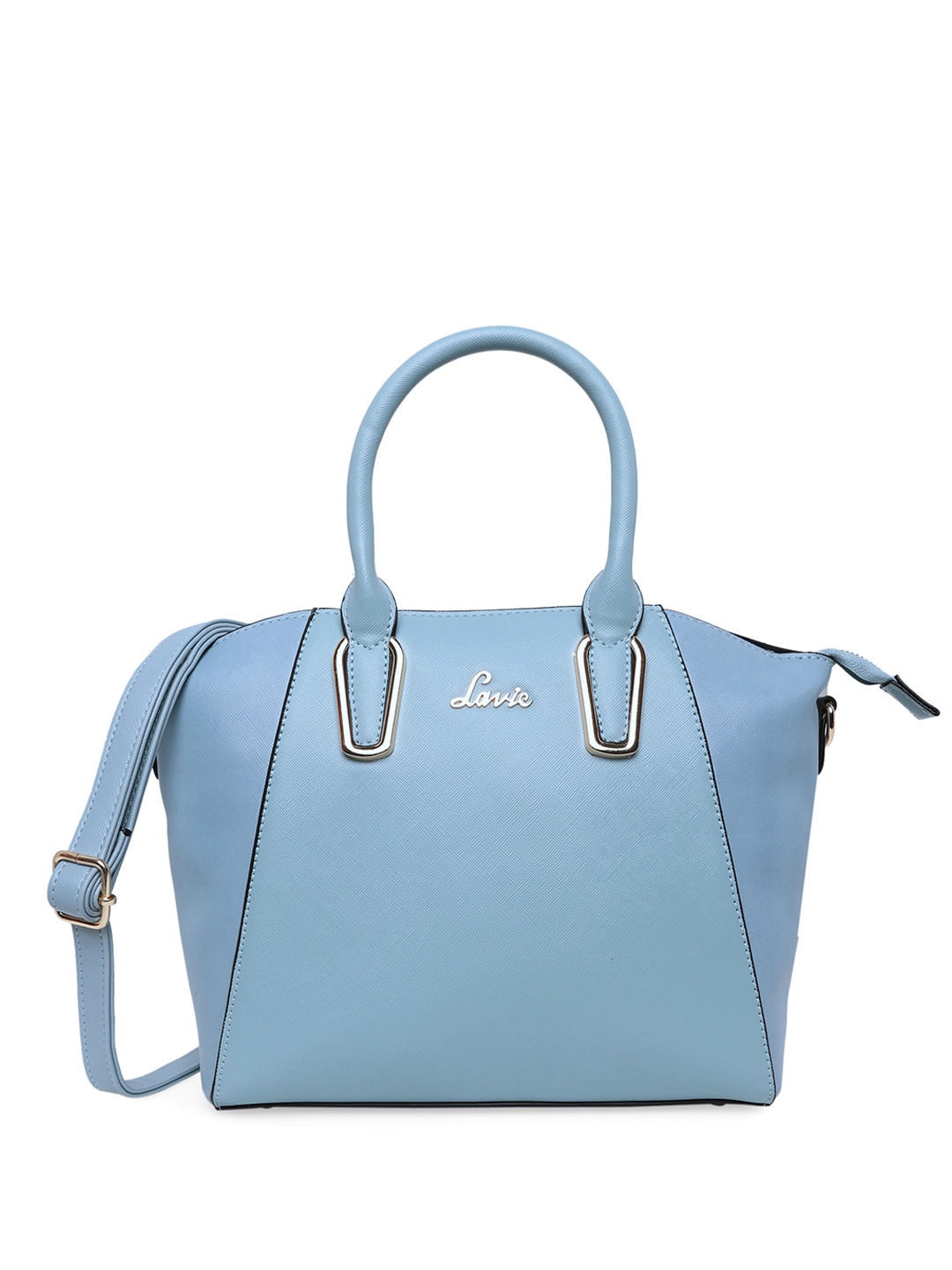 

Lavie Structured Handheld Bag with Detachable Sling Strap, Blue