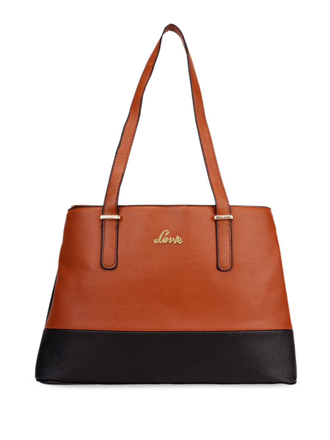 

Lavie Colourblocked Structured Shoulder Bag, Brown