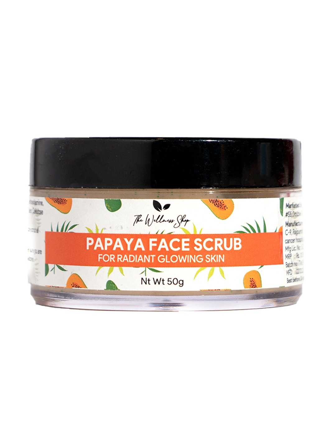

The Wellness Shop Papaya Face Scrub For Radiant And Glowing Skin - 50g, Multi