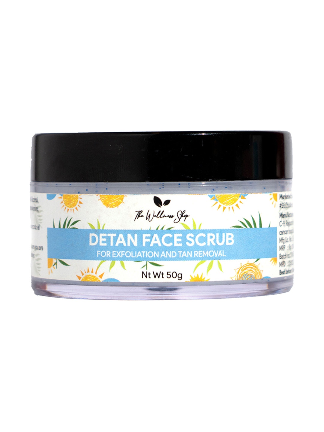 

The Wellness Shop Detan Face Scrub For Exfoliation And Tan Removal - 50g, Multi