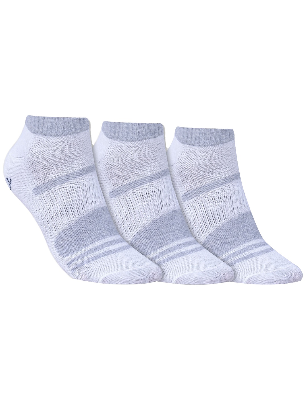 

Dollar Socks Men Pack Of 3 Patterned Ankle Length Socks, White