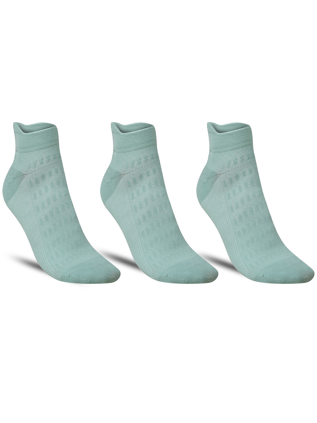 

Dollar Socks Men Pack Of 3 Patterned Ankle-Length Socks, Green