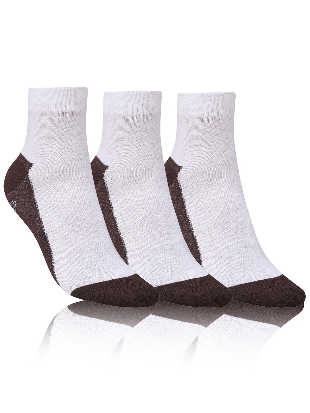 

Dollar Socks Men Pack Of 3 Patterned Cotton Ankle-Length Socks, Maroon