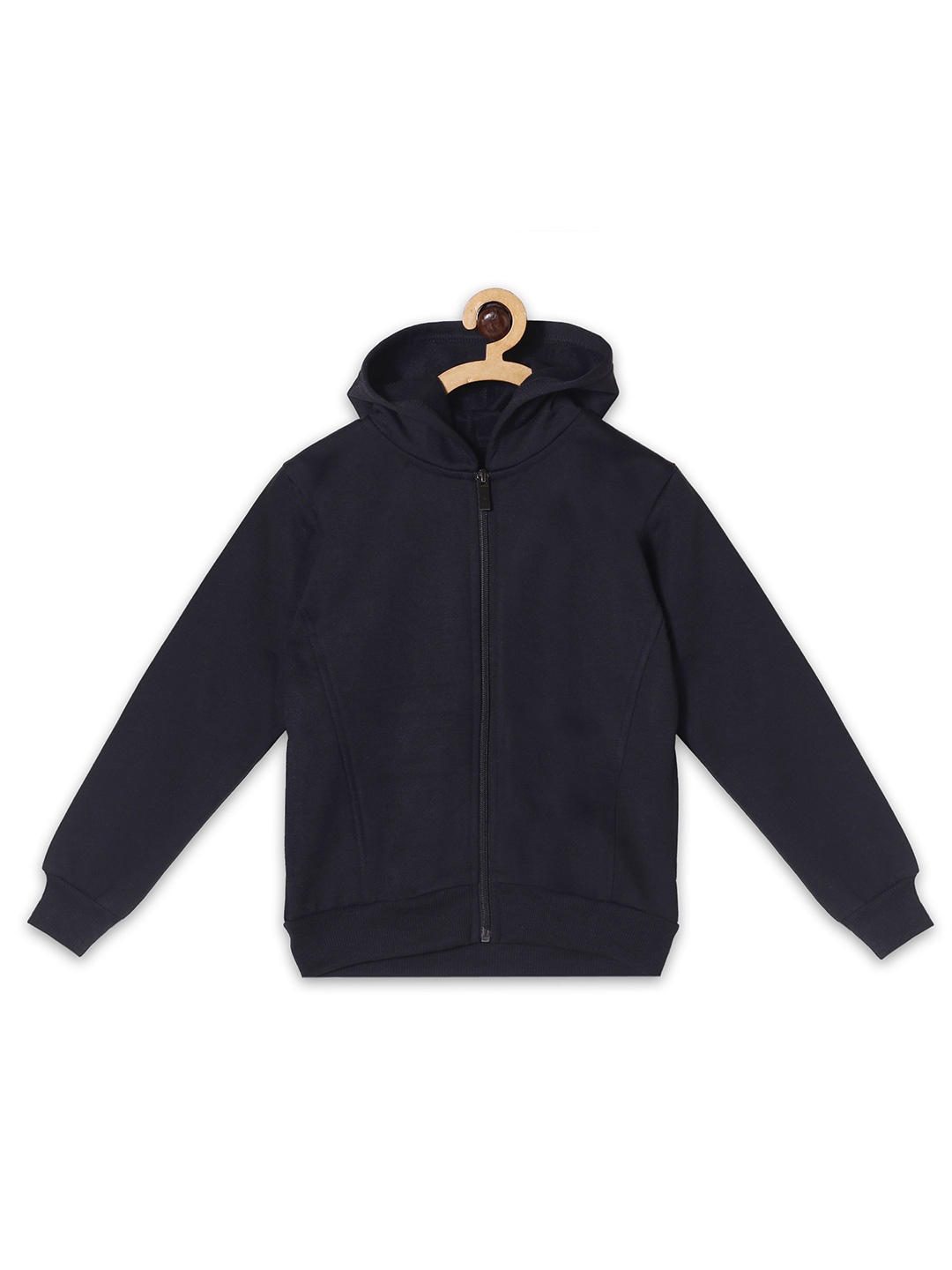 

Fashionable Boys Hooded Fleece Sweatshirt, Black