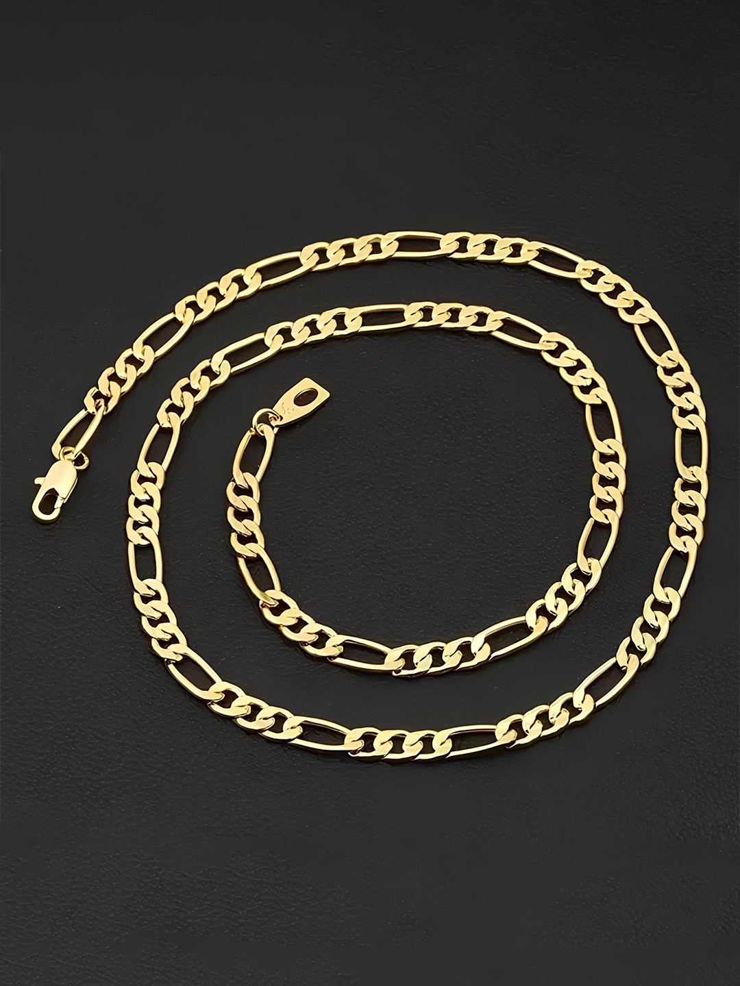 

KARISHMA KREATIONS Unisex Stainless Steel Gold-Plated Chain