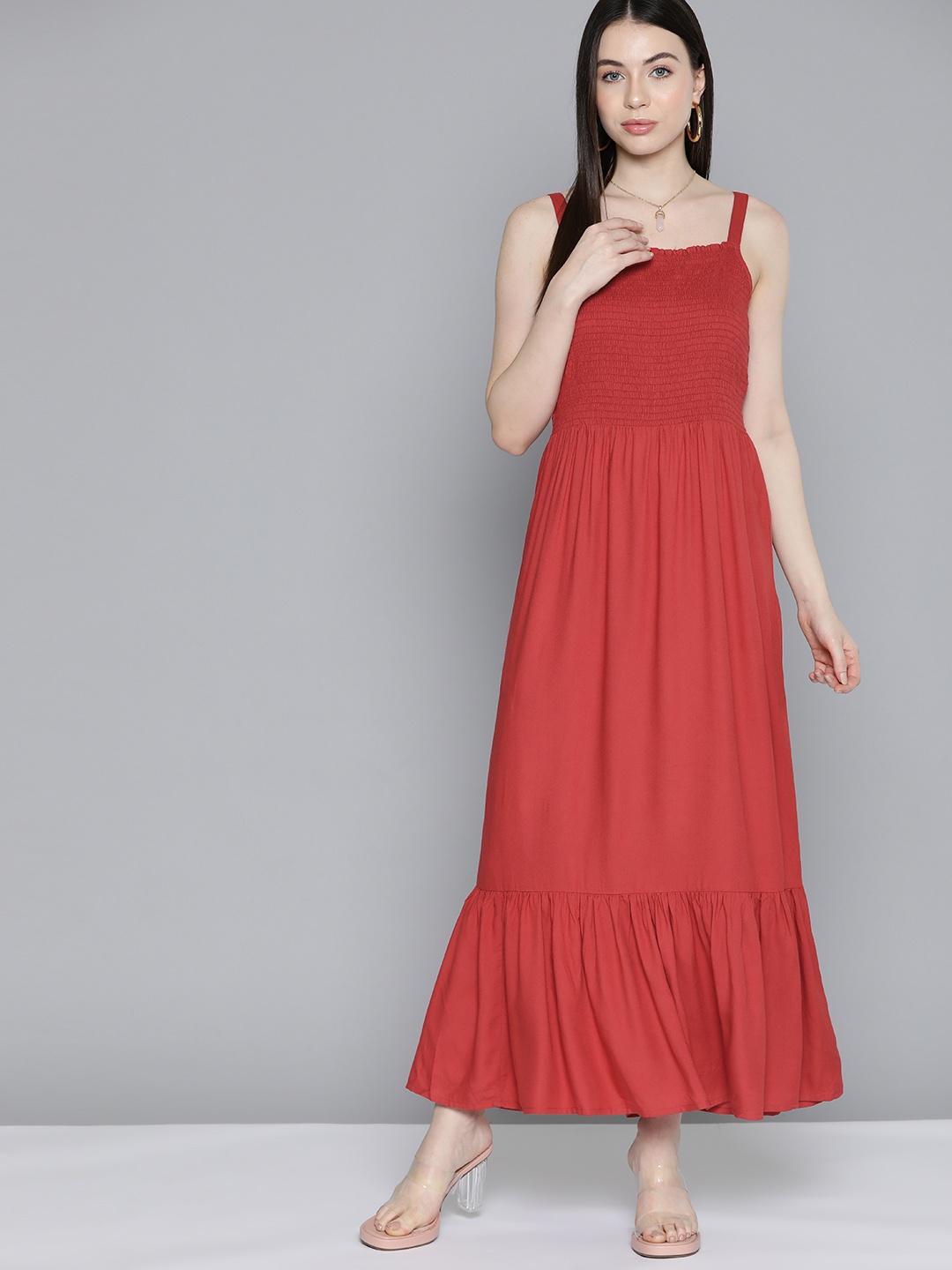 

Chemistry A-Line Maxi Dress, Red