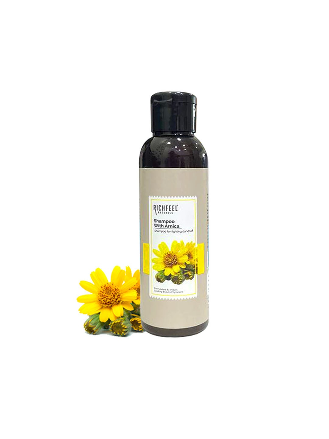 

Richfeel Shampoo With Arnica For Fighting Dandruff - 100ml, White