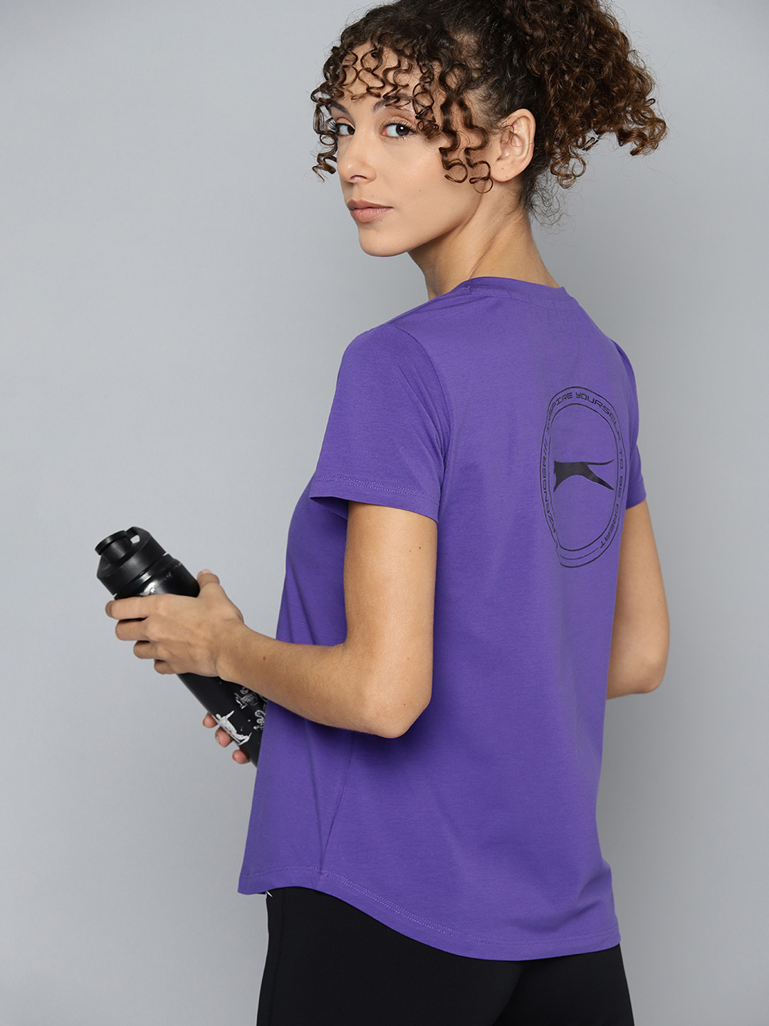 

Slazenger Printed Sports T-shirt, Purple