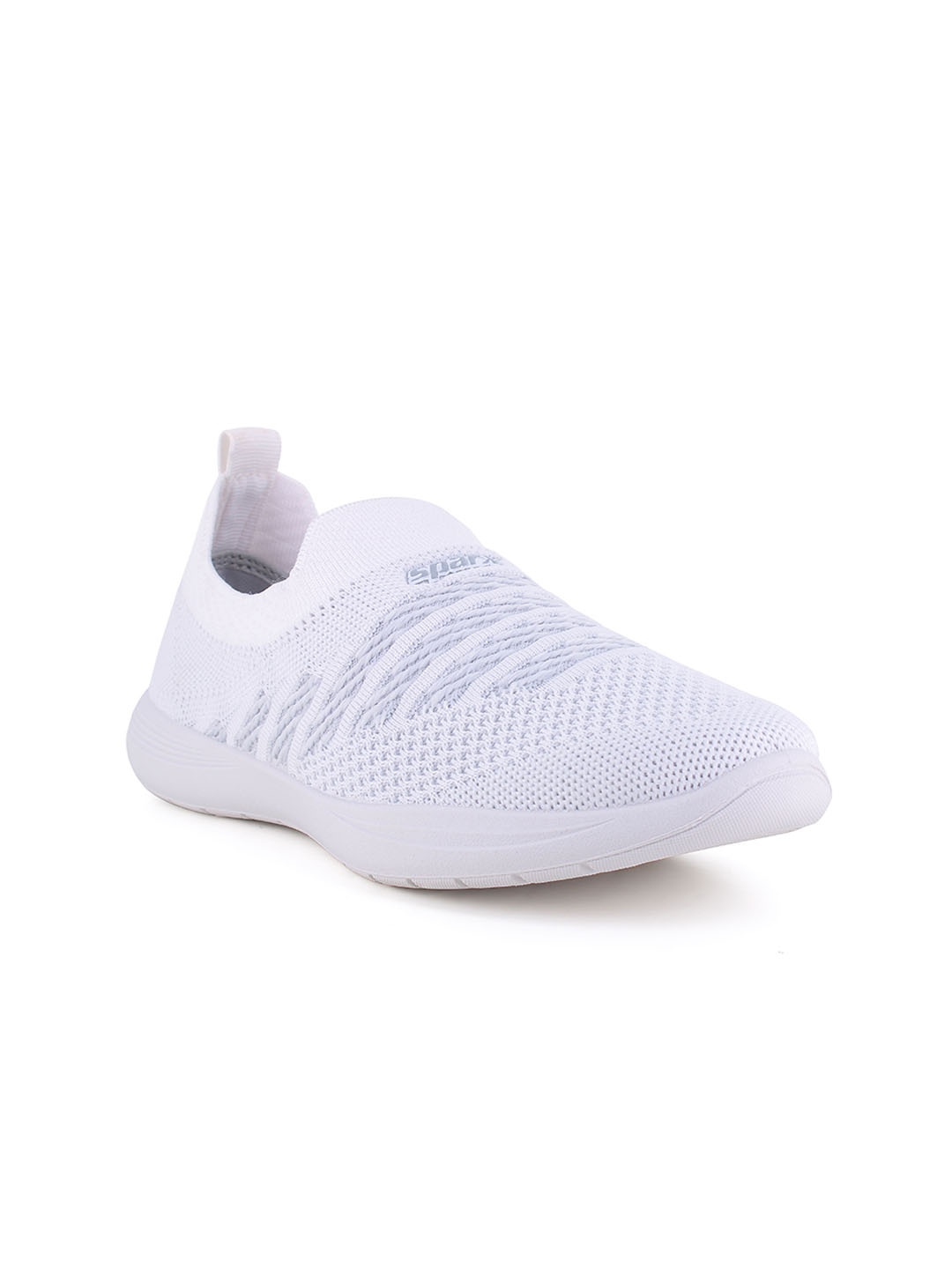 

Sparx Women Textured Slip-On Walking Shoes, White