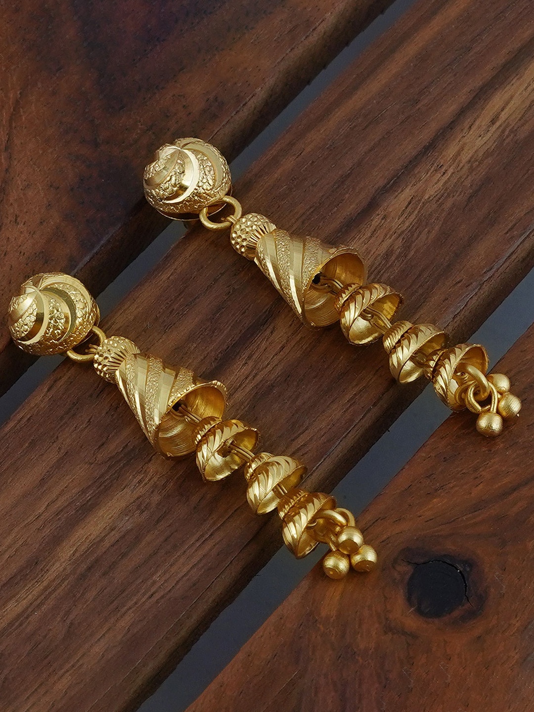 

MANSIYAORANGE Gold-Plated Classic Drop Earrings