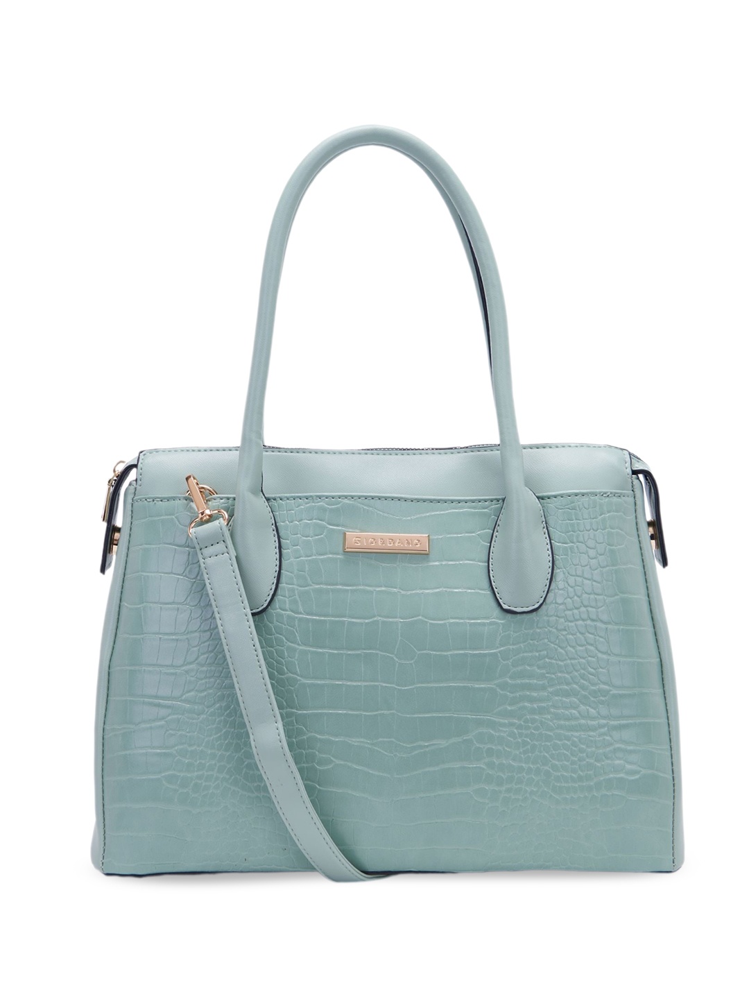 

GIORDANO Textured PU Structured Handheld Bag, Green