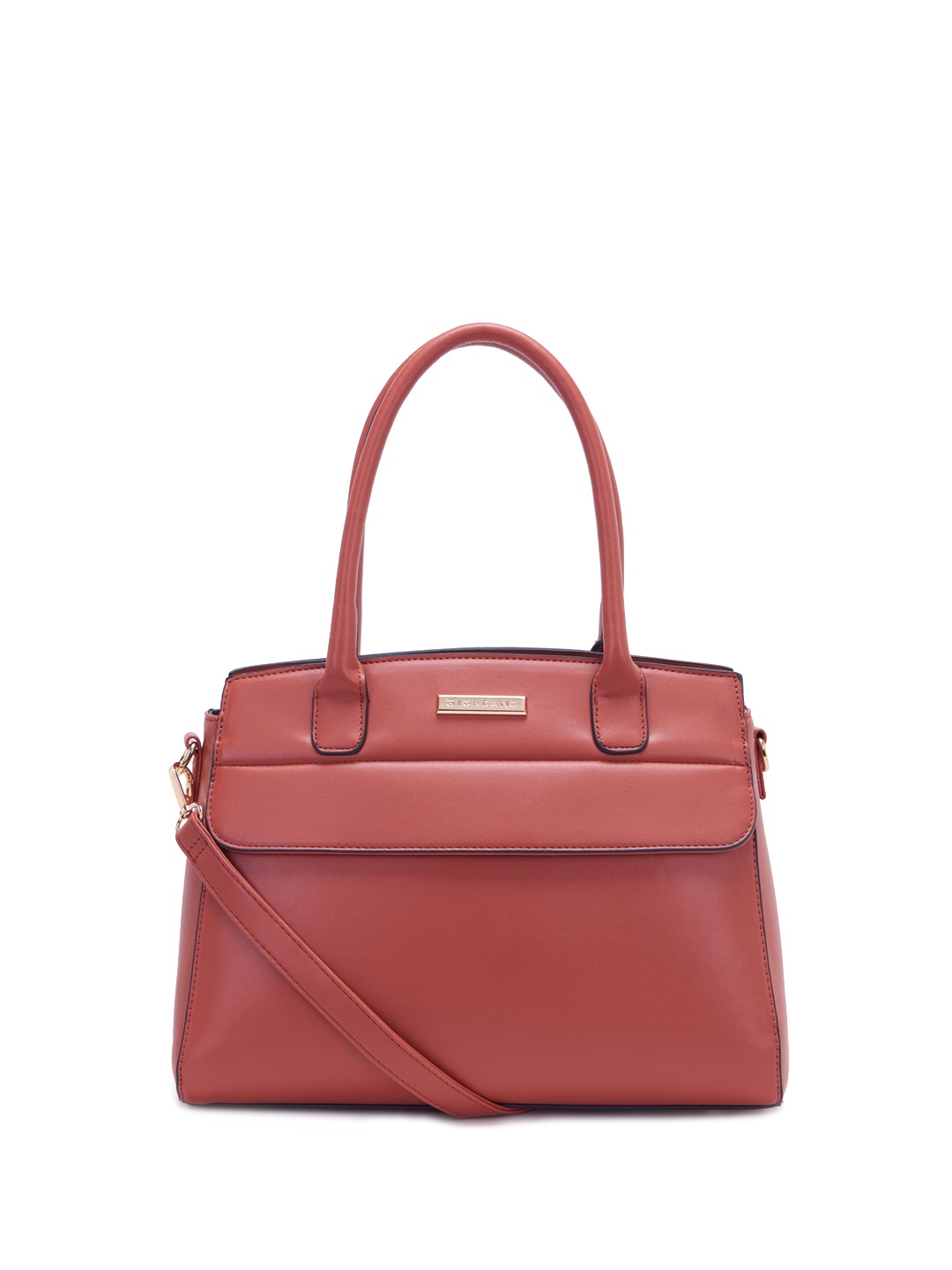 

GIORDANO PU Structured Handheld Bag, Maroon