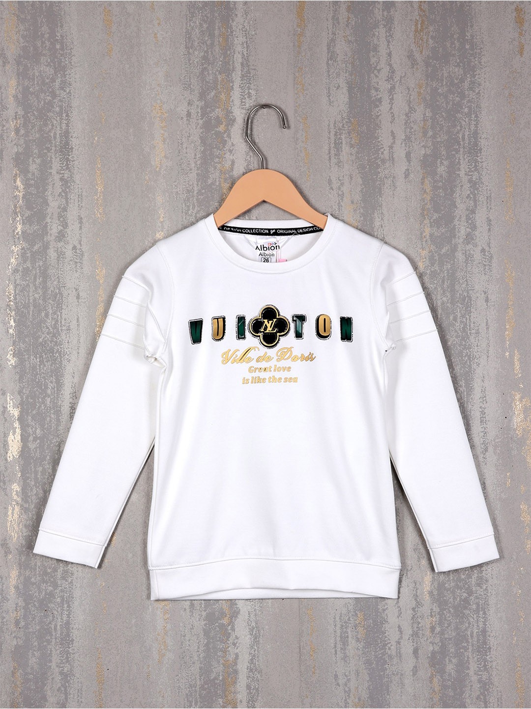 

Albion Boys Typography Printed Pure Cotton Tshirt, White