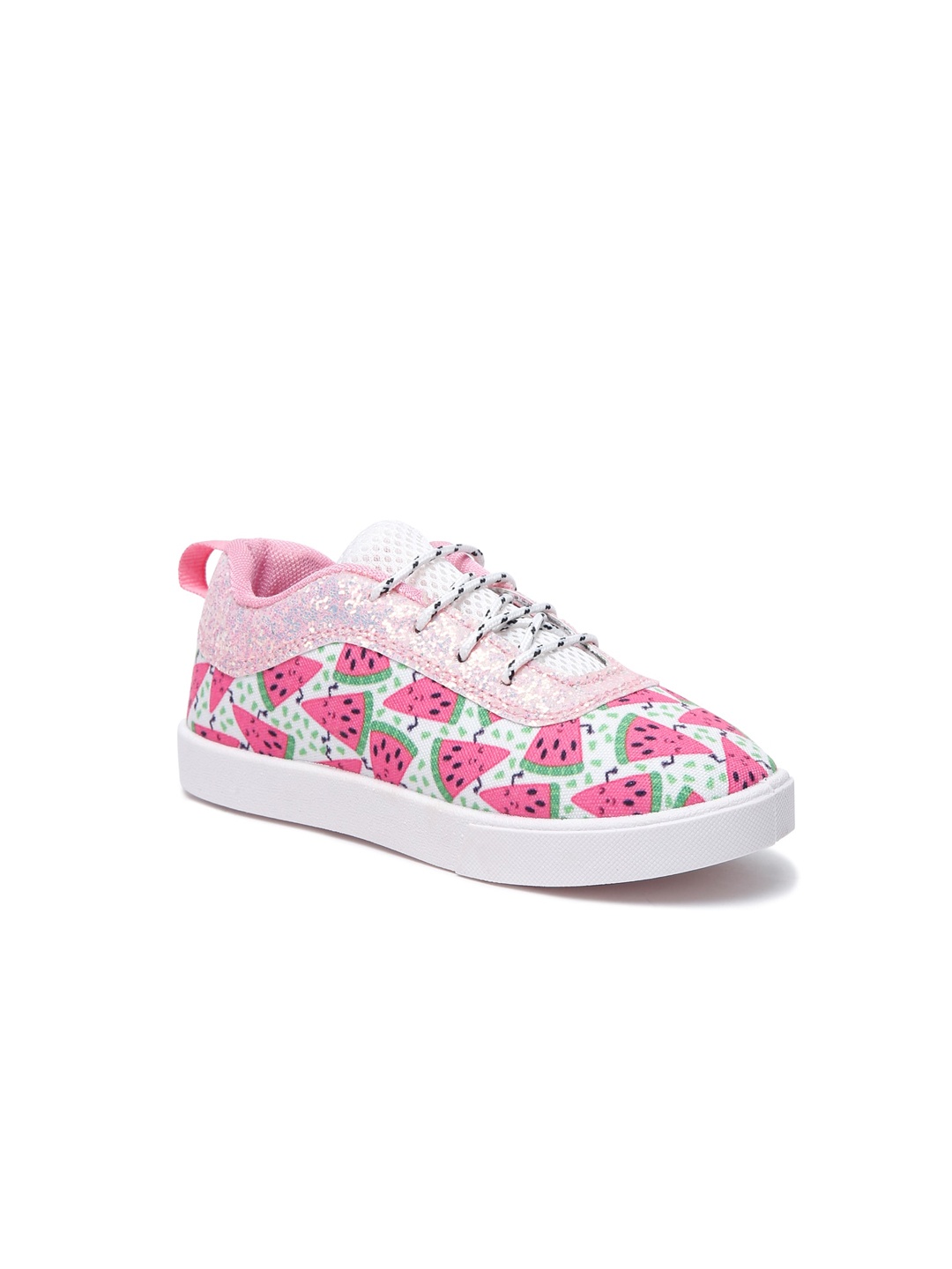 

YK Girls Printed Canvas Sneakers, Pink